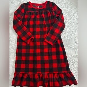 Carter’s Fleece Plaid Nightgown
